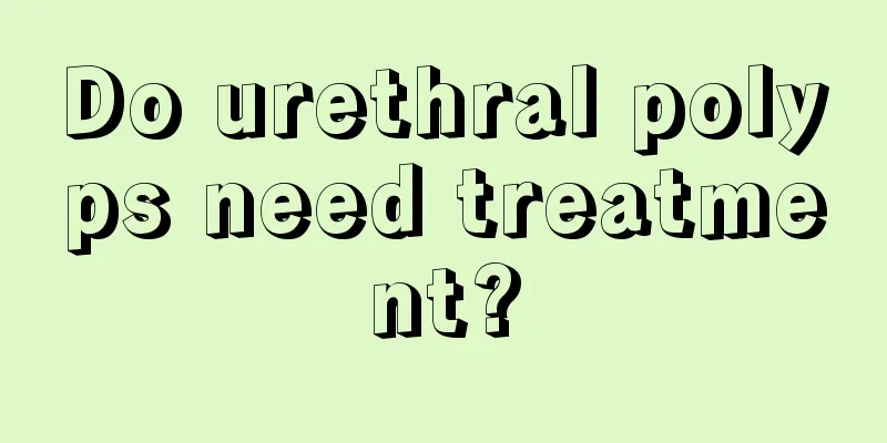 Do urethral polyps need treatment?