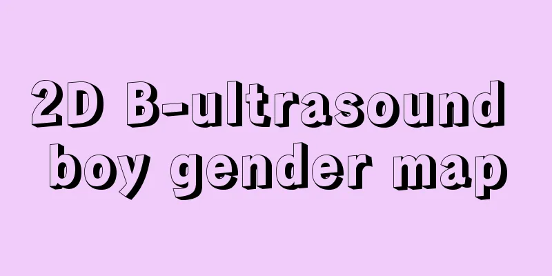 2D B-ultrasound boy gender map