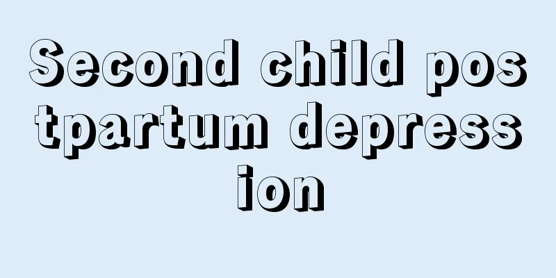 Second child postpartum depression