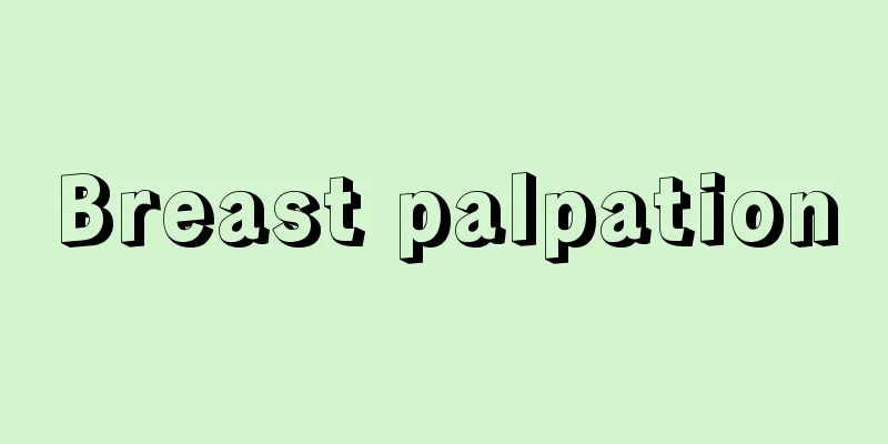 Breast palpation