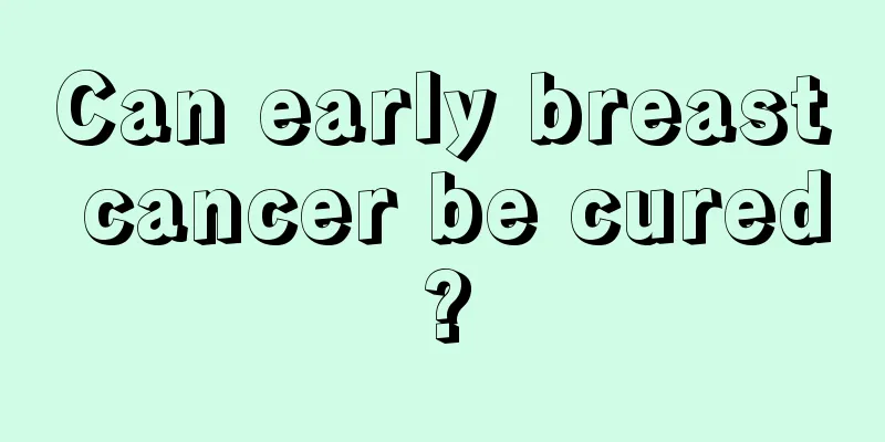 Can early breast cancer be cured?