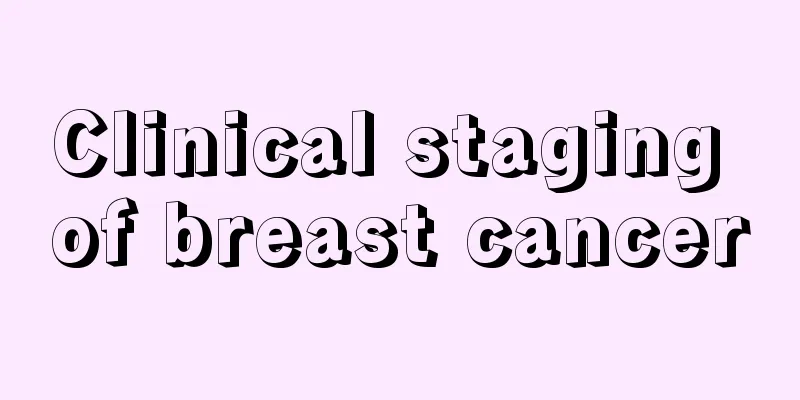 Clinical staging of breast cancer