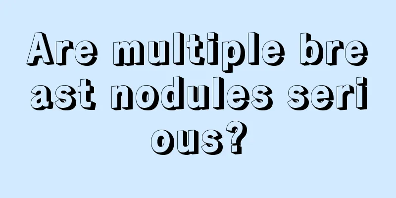 Are multiple breast nodules serious?