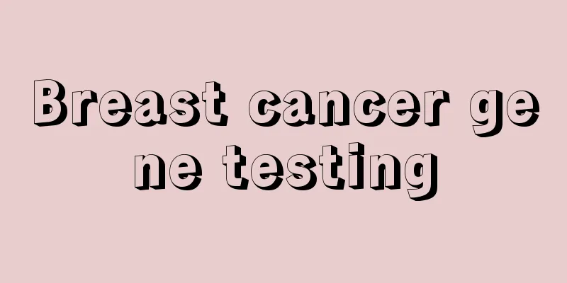 Breast cancer gene testing