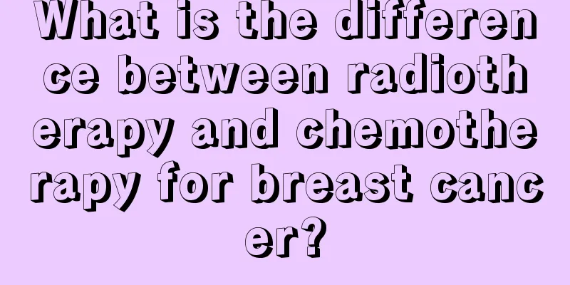 What is the difference between radiotherapy and chemotherapy for breast cancer?