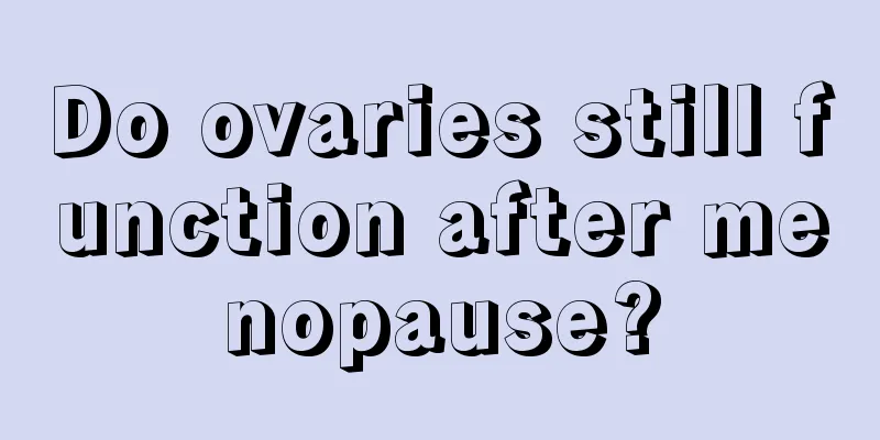 Do ovaries still function after menopause?