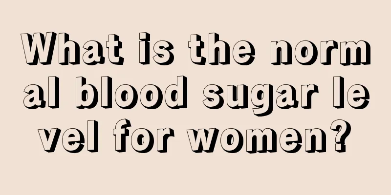 What is the normal blood sugar level for women?