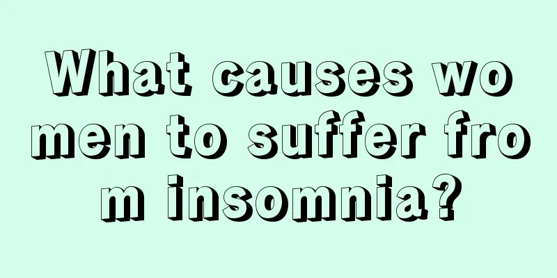 What causes women to suffer from insomnia?