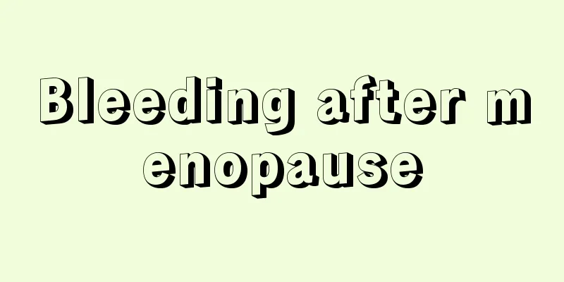 Bleeding after menopause