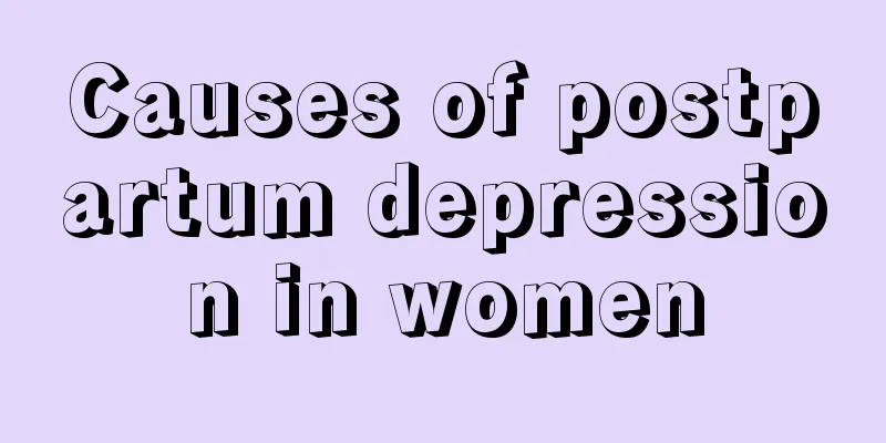 Causes of postpartum depression in women