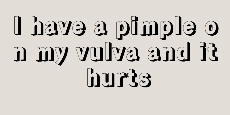 I have a pimple on my vulva and it hurts