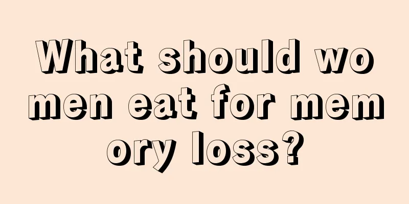 What should women eat for memory loss?