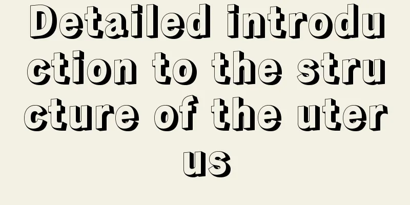 Detailed introduction to the structure of the uterus