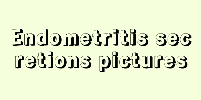 Endometritis secretions pictures