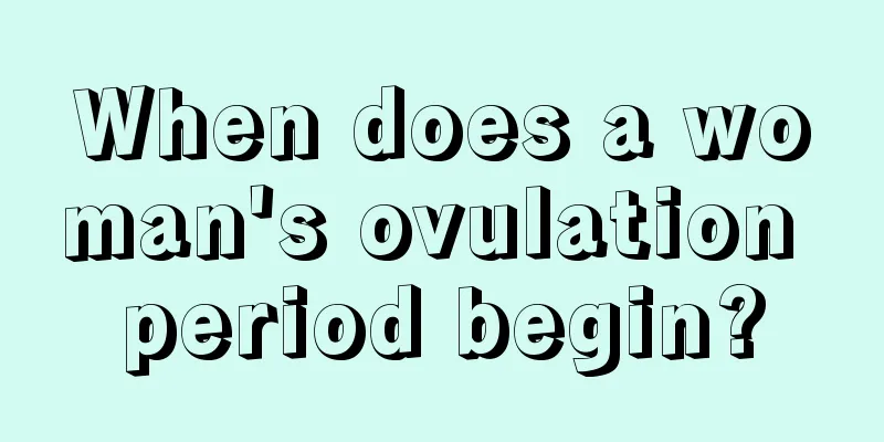 When does a woman's ovulation period begin?