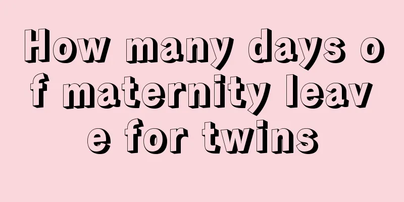 How many days of maternity leave for twins