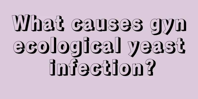 What causes gynecological yeast infection?