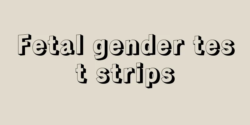 Fetal gender test strips