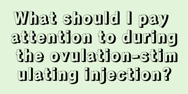 What should I pay attention to during the ovulation-stimulating injection?