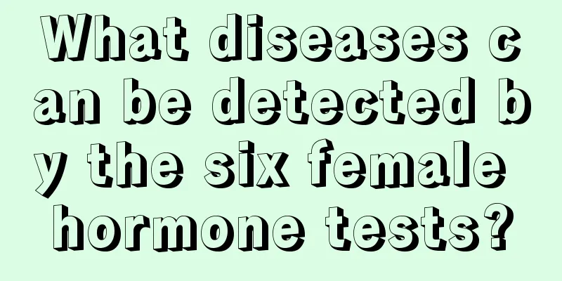 What diseases can be detected by the six female hormone tests?