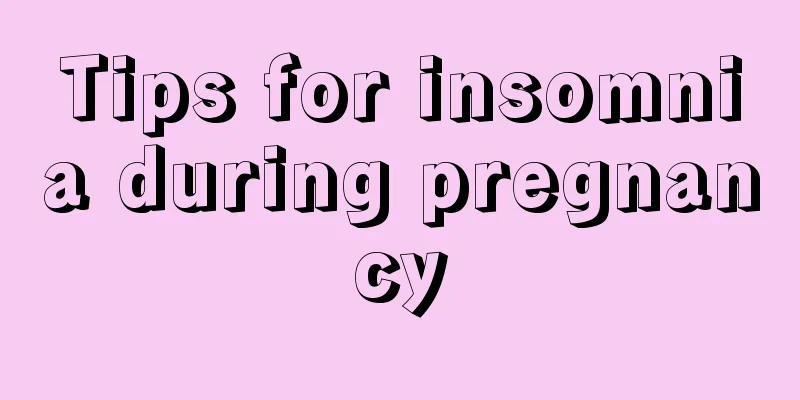 Tips for insomnia during pregnancy