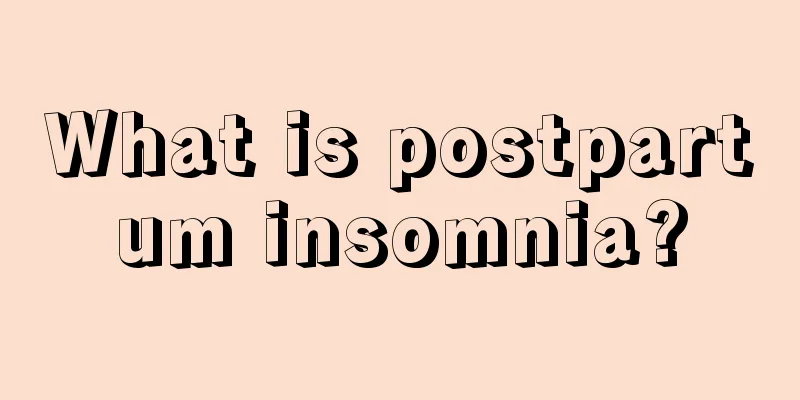 What is postpartum insomnia?