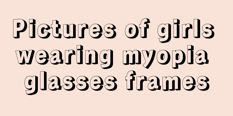 Pictures of girls wearing myopia glasses frames