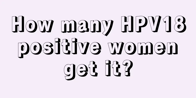 How many HPV18 positive women get it?