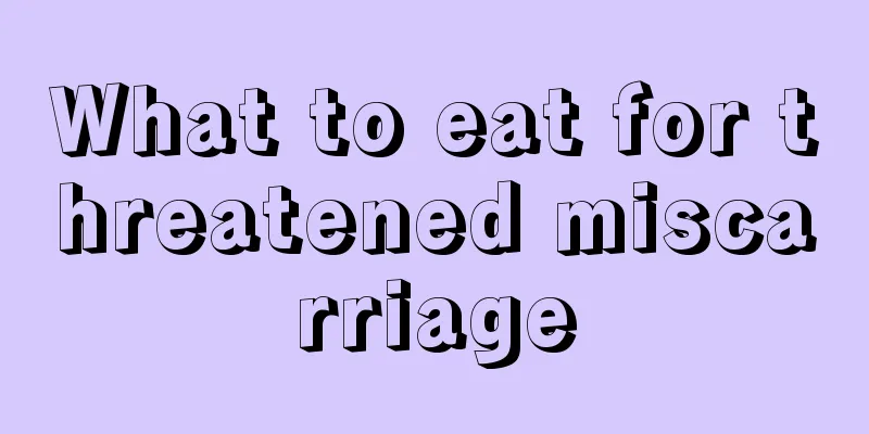 What to eat for threatened miscarriage