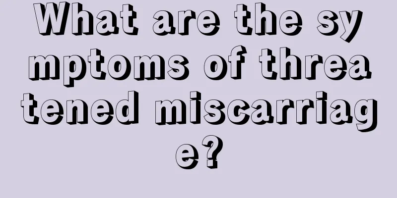 What are the symptoms of threatened miscarriage?