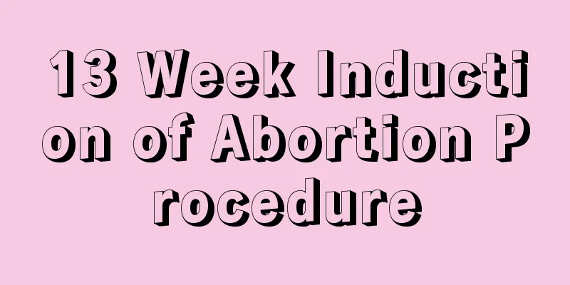 13 Week Induction of Abortion Procedure