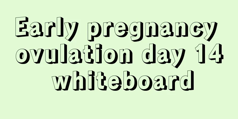 Early pregnancy ovulation day 14 whiteboard