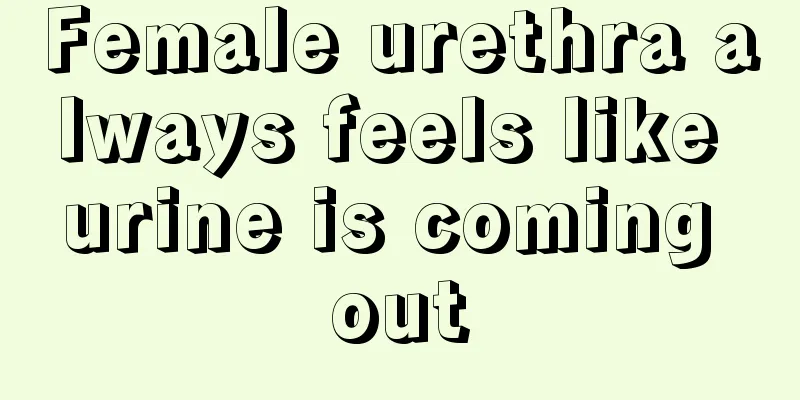 Female urethra always feels like urine is coming out