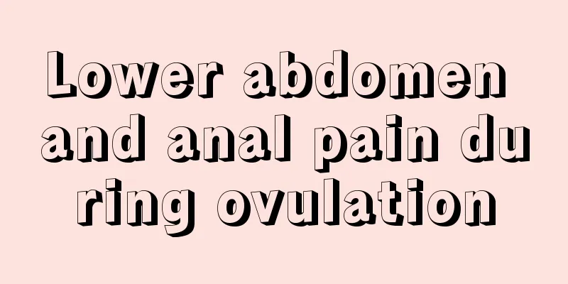 Lower abdomen and anal pain during ovulation