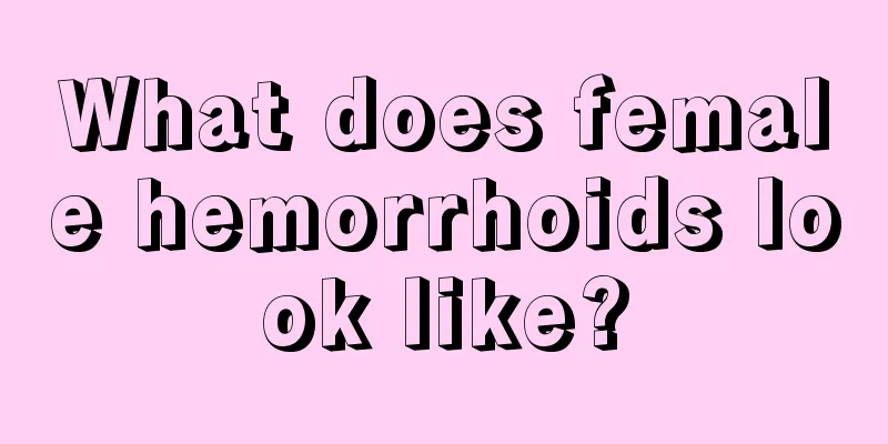 What does female hemorrhoids look like?