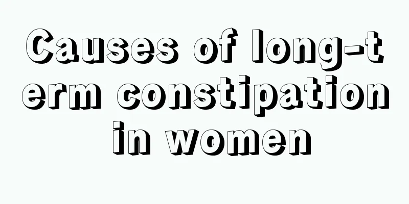 Causes of long-term constipation in women