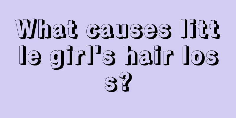 What causes little girl's hair loss?