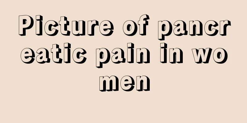 Picture of pancreatic pain in women