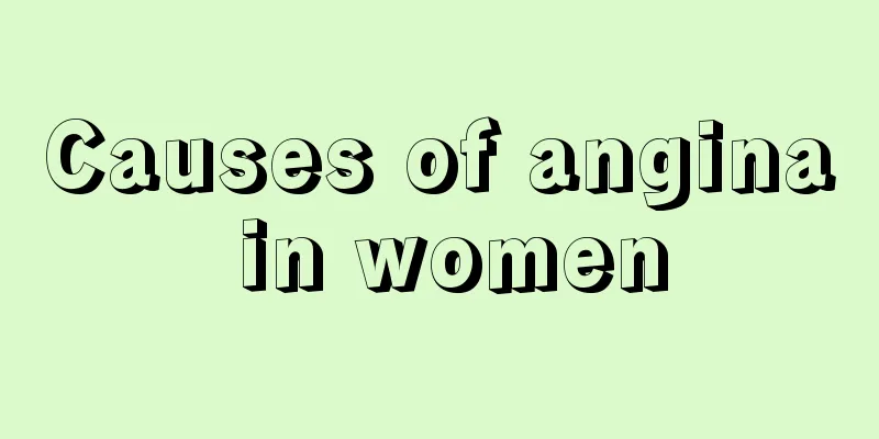 Causes of angina in women