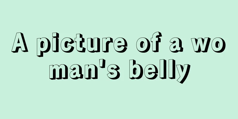 A picture of a woman's belly