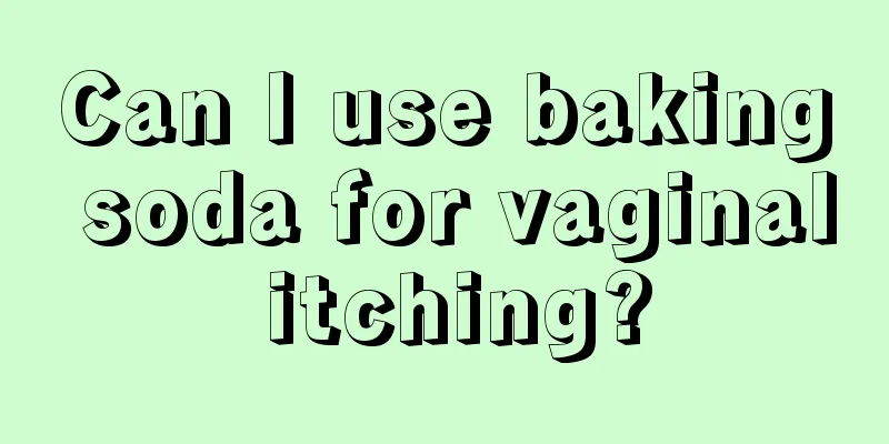 Can I use baking soda for vaginal itching?