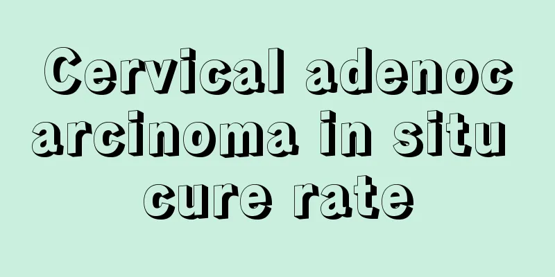 Cervical adenocarcinoma in situ cure rate