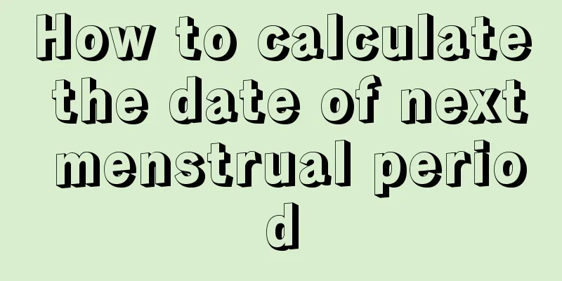 How to calculate the date of next menstrual period