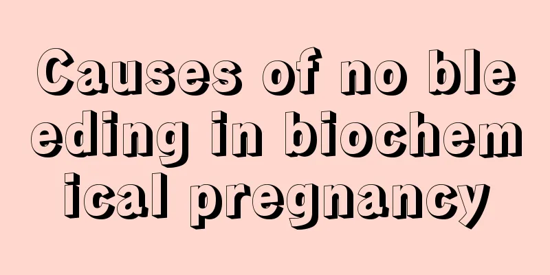 Causes of no bleeding in biochemical pregnancy