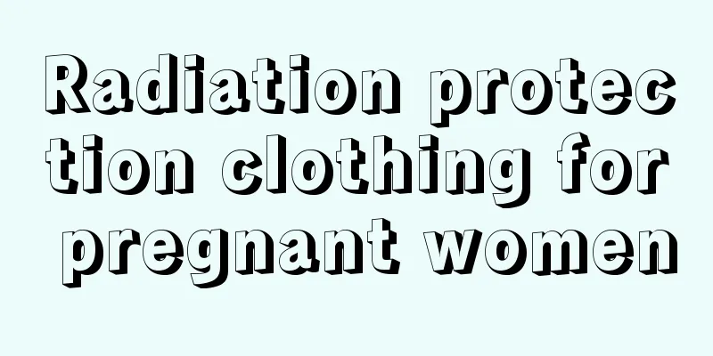 Radiation protection clothing for pregnant women