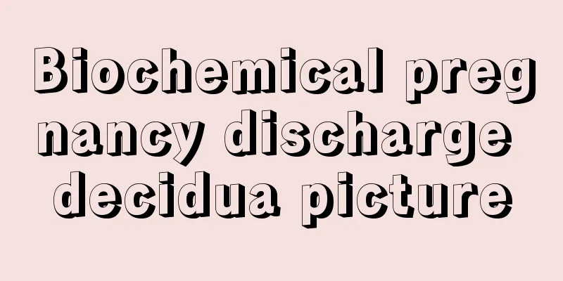 Biochemical pregnancy discharge decidua picture