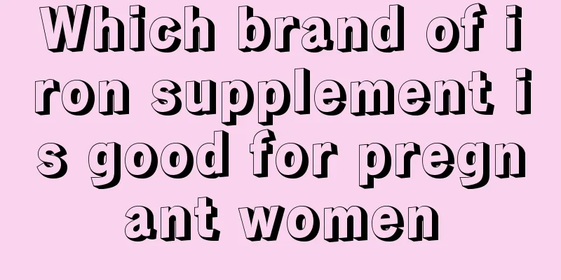 Which brand of iron supplement is good for pregnant women