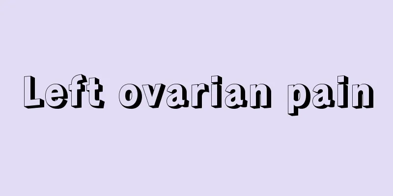 Left ovarian pain