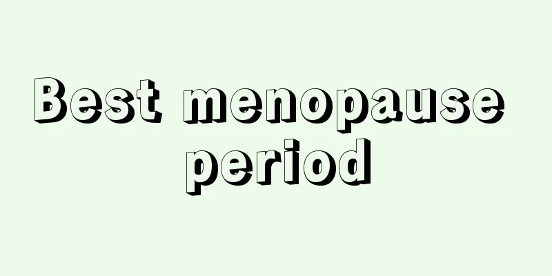 Best menopause period