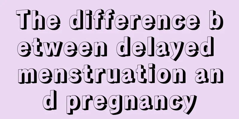 The difference between delayed menstruation and pregnancy